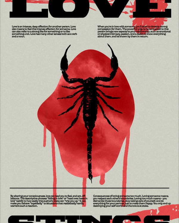 Love Stings Abstract Art (Copy)