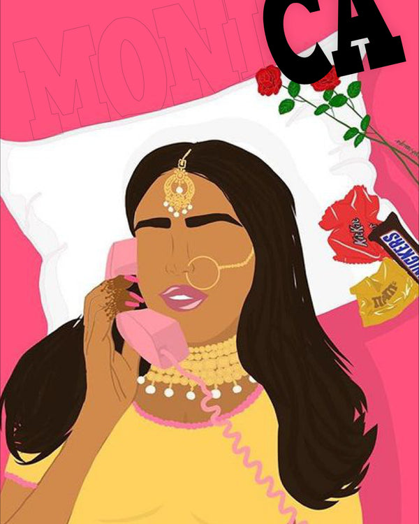 Modern Indian Woman Art