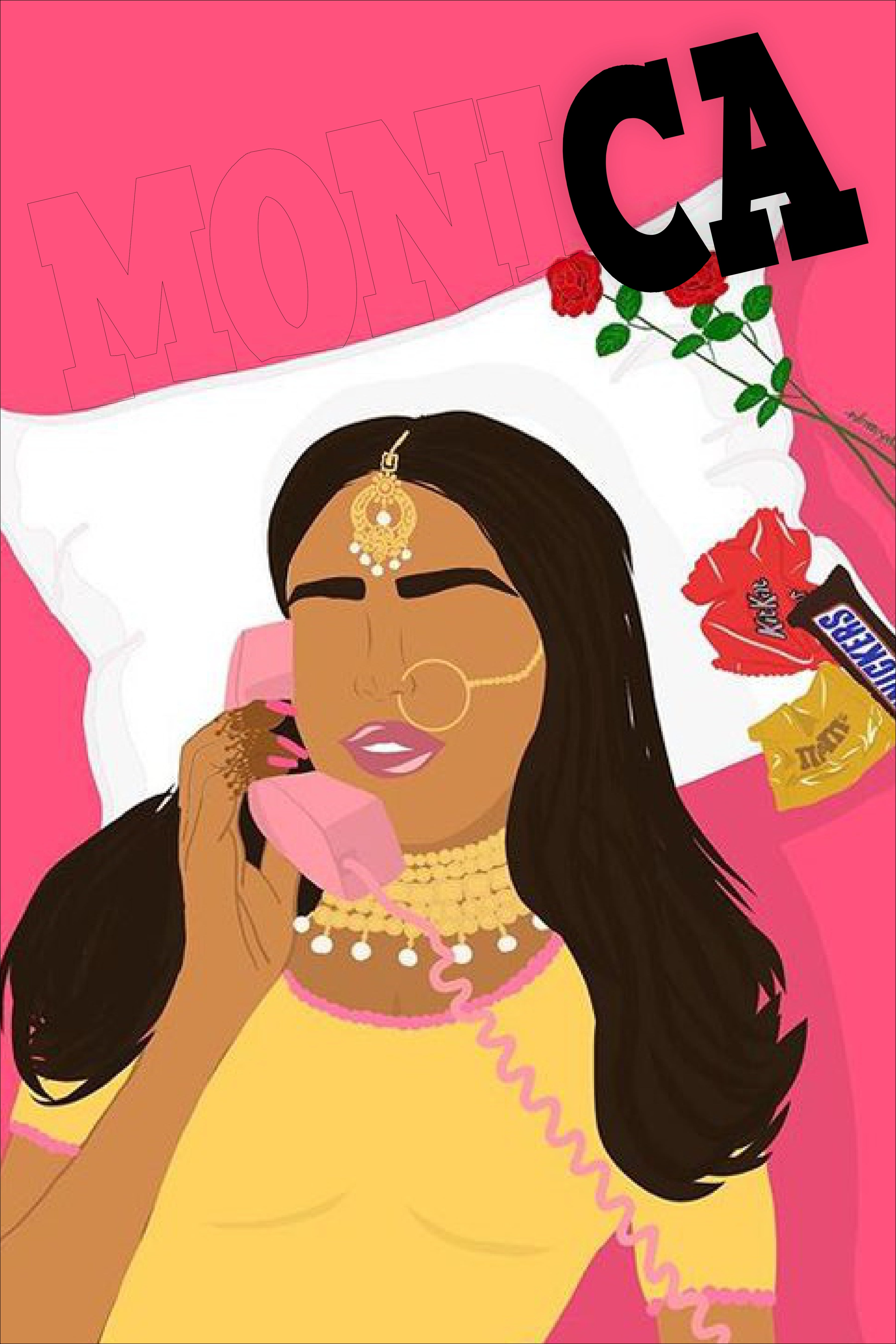 Modern Indian Woman Art