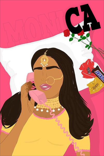 Modern Indian Woman Art