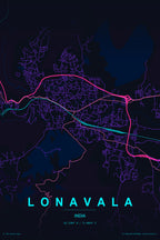 Lonavala Map Poster