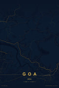 Goa Map Poster